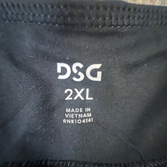 DSG Womens Performance Mid Rise Skort 2XL Black Slim Fit With Built-In Shorts - Picture 6 of 9